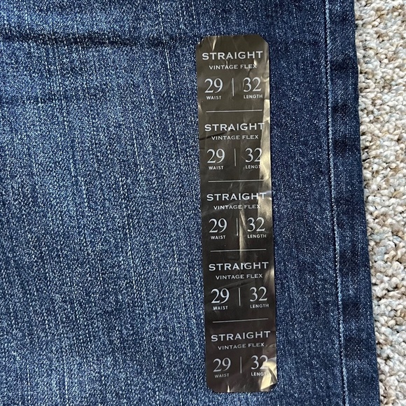 J Crew Men’s Straight Vintage Flex Jeans; W29 L32; New with Tags - Picture 2 of 16